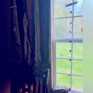 Rare red beach glass light chime!!